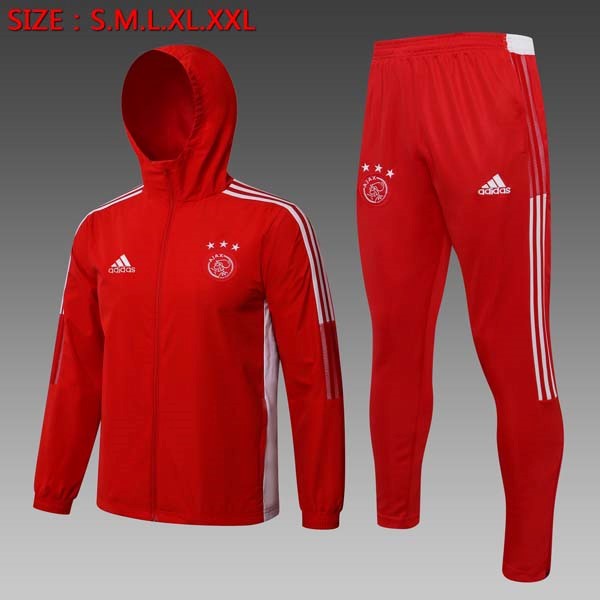 Rompevientos Ajax Conjunto Completo 2022 Rojo